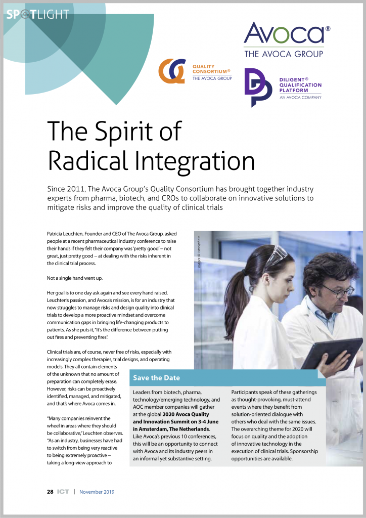 Article: The Spirit of Radical Integration - Avoca, a WCG company